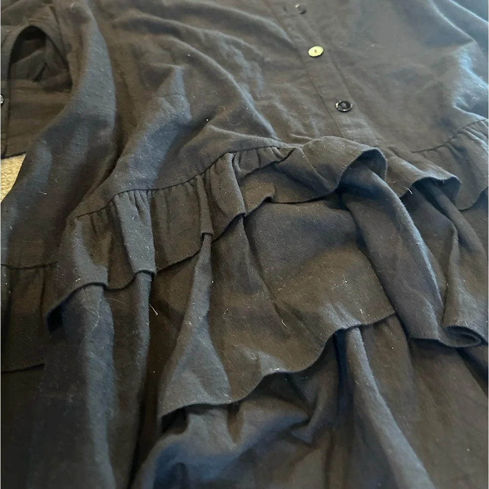 Blackmilk THE THRILL OF FRILL SHIRT DRESS - LIMITED - Picture 7 of 9